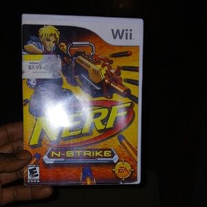 Nerf N-Strike Wii Game - Bold Yellow and Blue